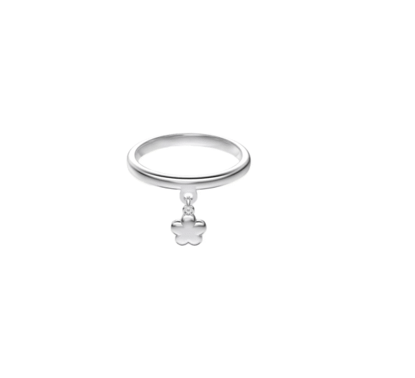 Ring mit tanzender Blume